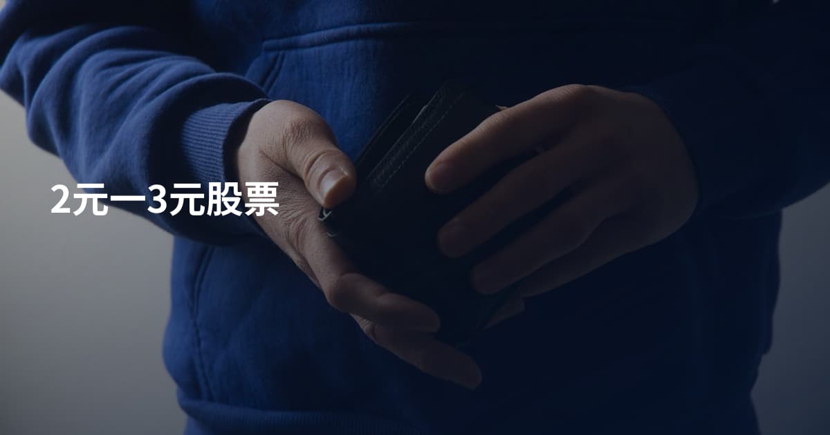 2元一3元股票