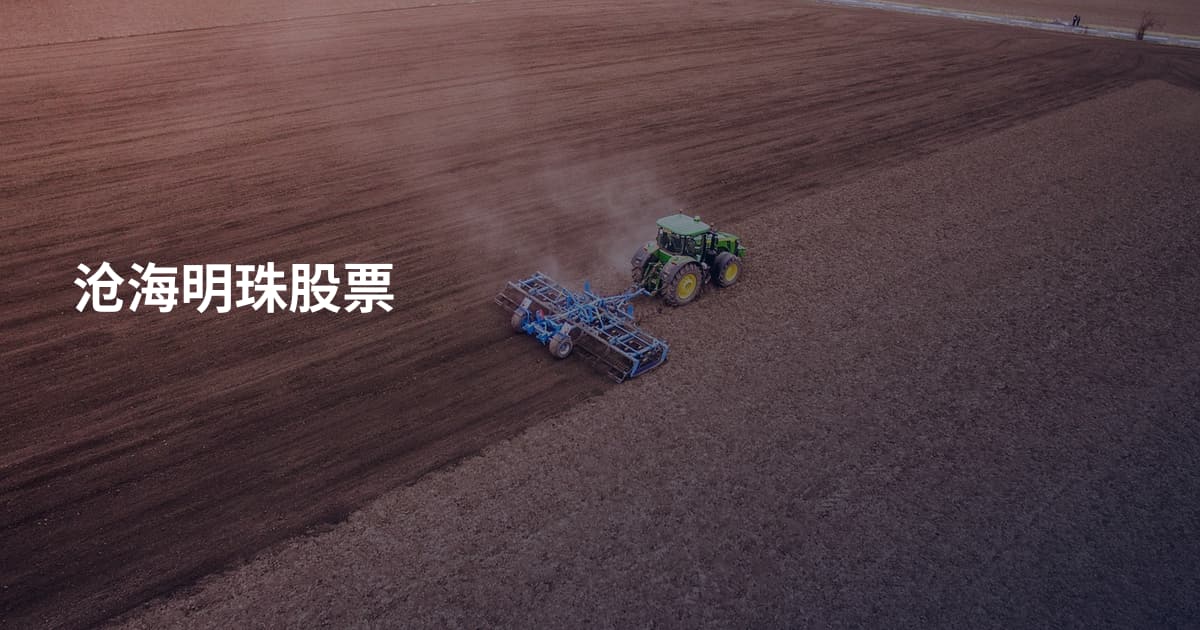 沧海明珠股票
