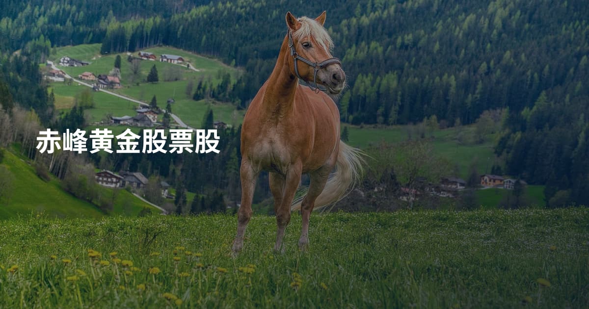 赤峰黄金股票股