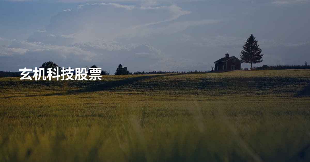 玄机科技股票