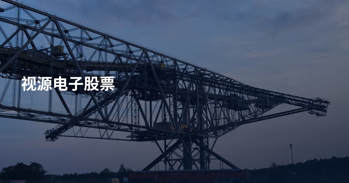 视源电子股票