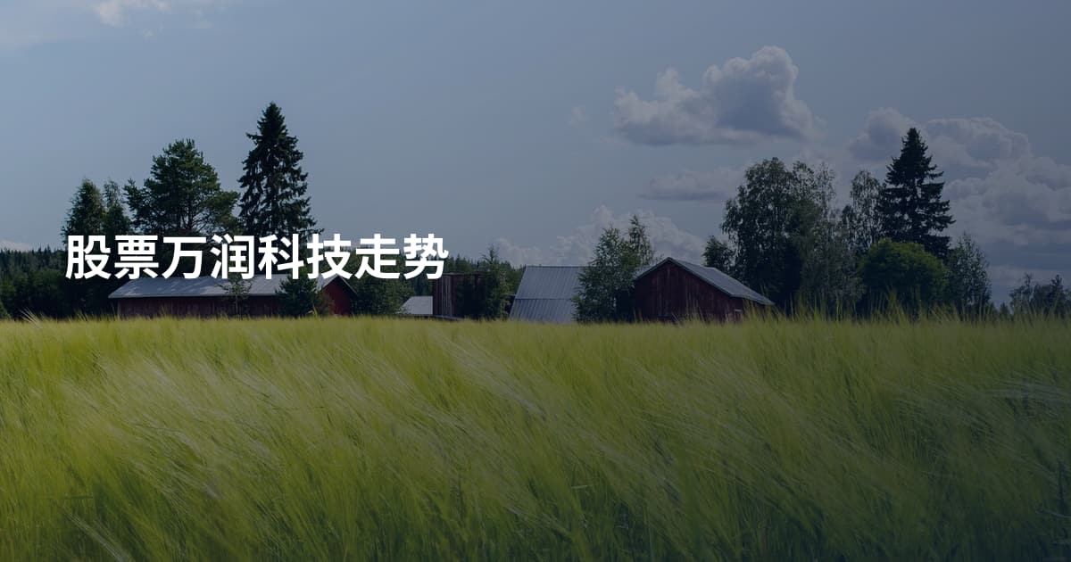 股票万润科技走势