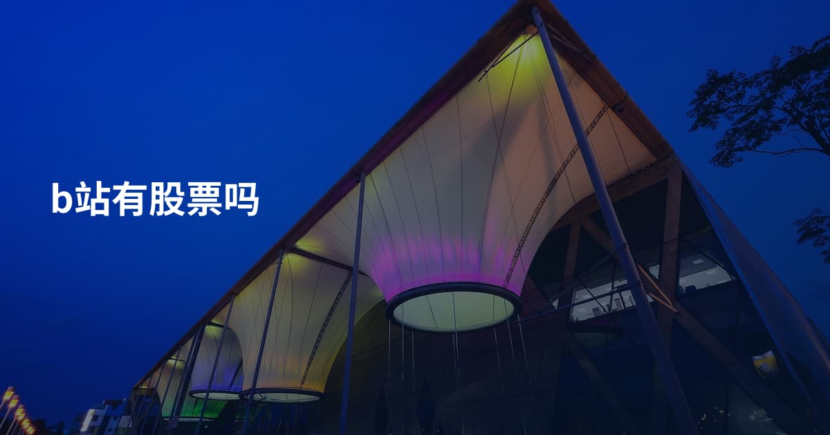 b站有股票吗