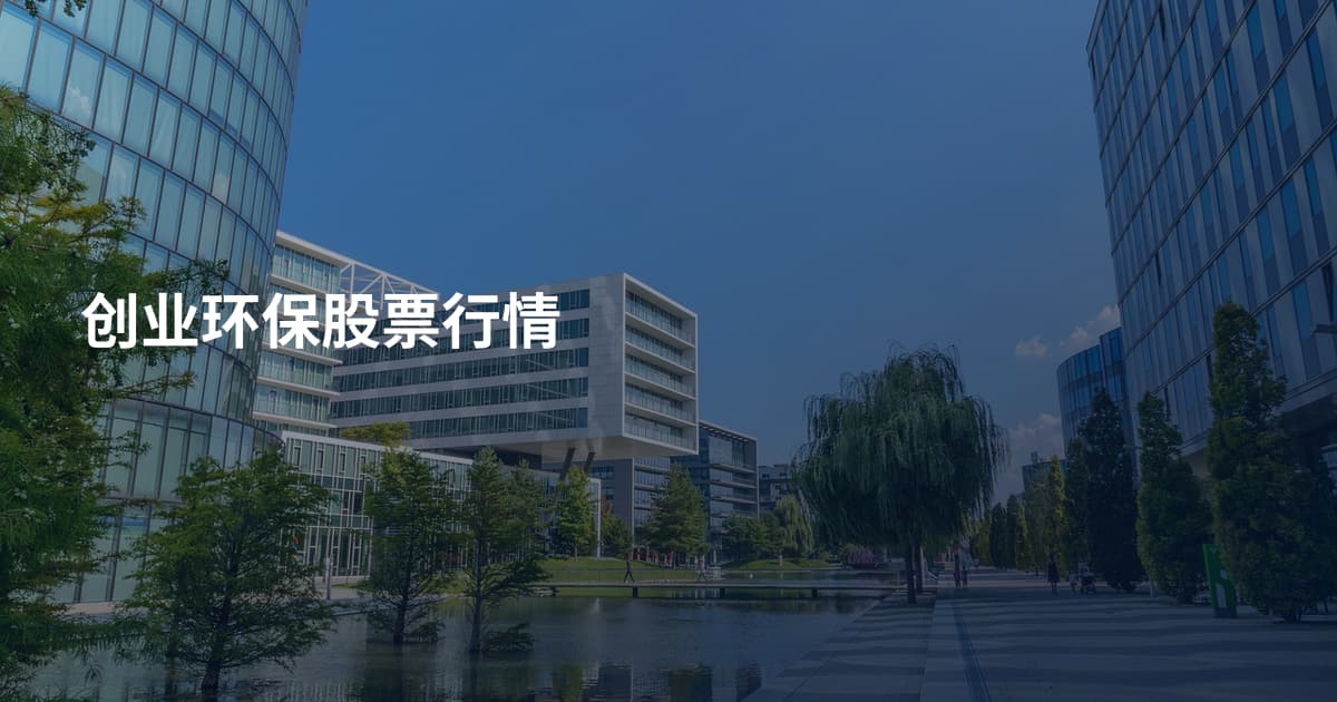 创业环保股票行情