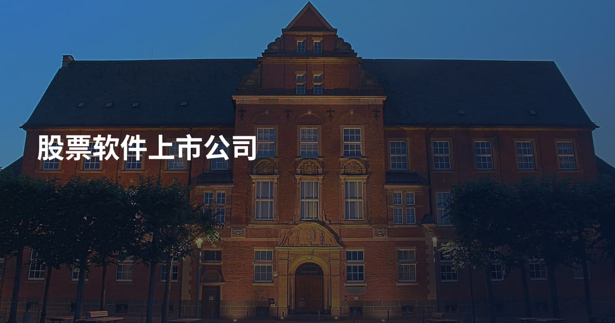 股票软件上市公司