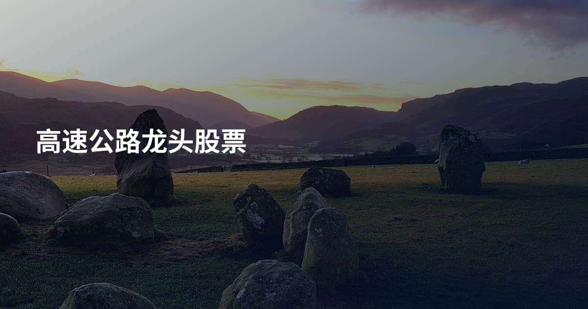 高速公路龙头股票