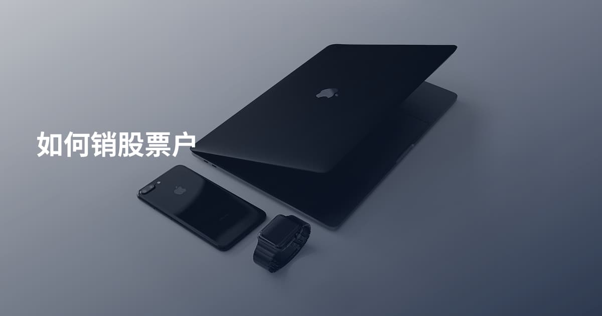 如何销股票户