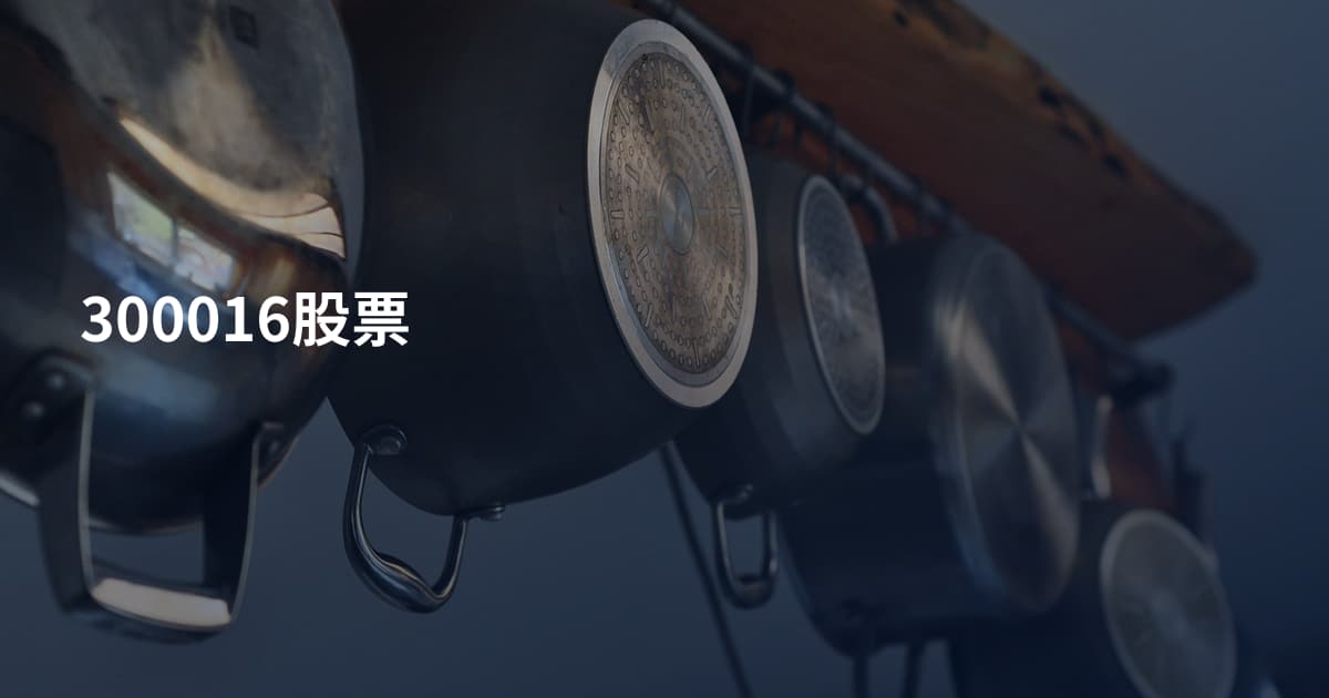 300016股票