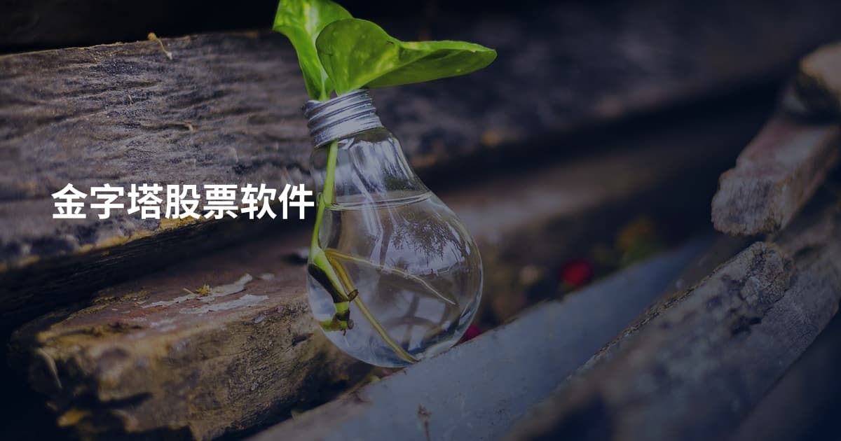 金字塔股票软件