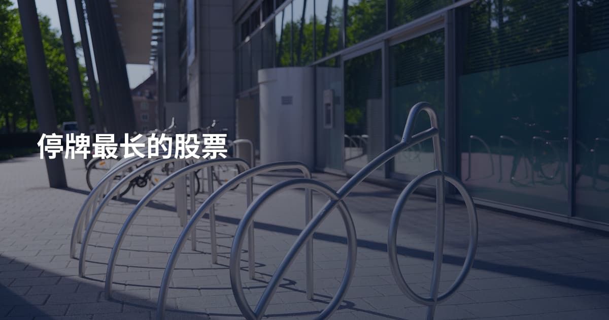 停牌最长的股票