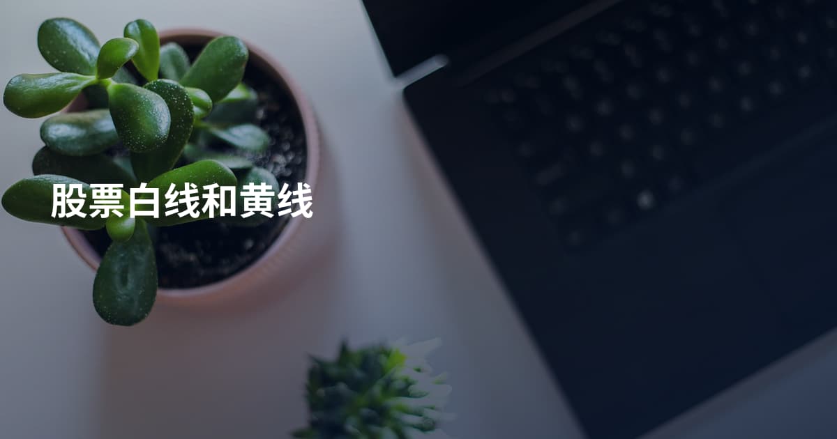 股票白线和黄线