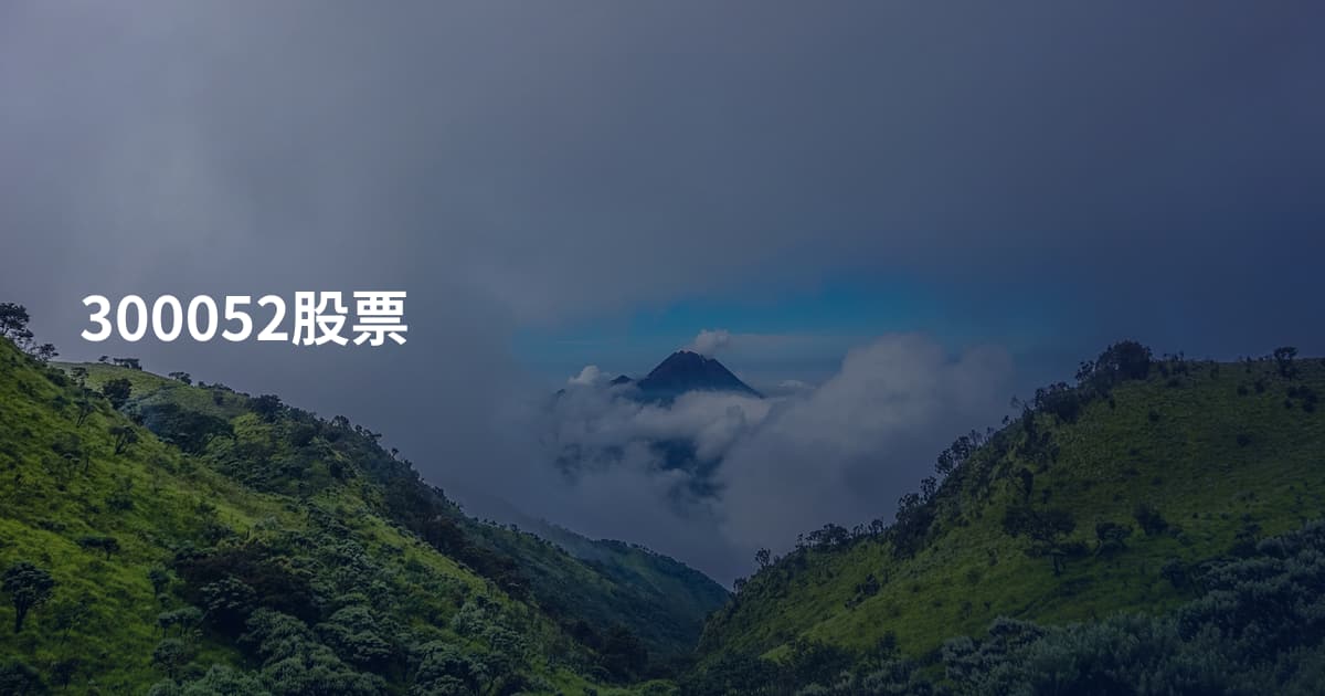 300052股票