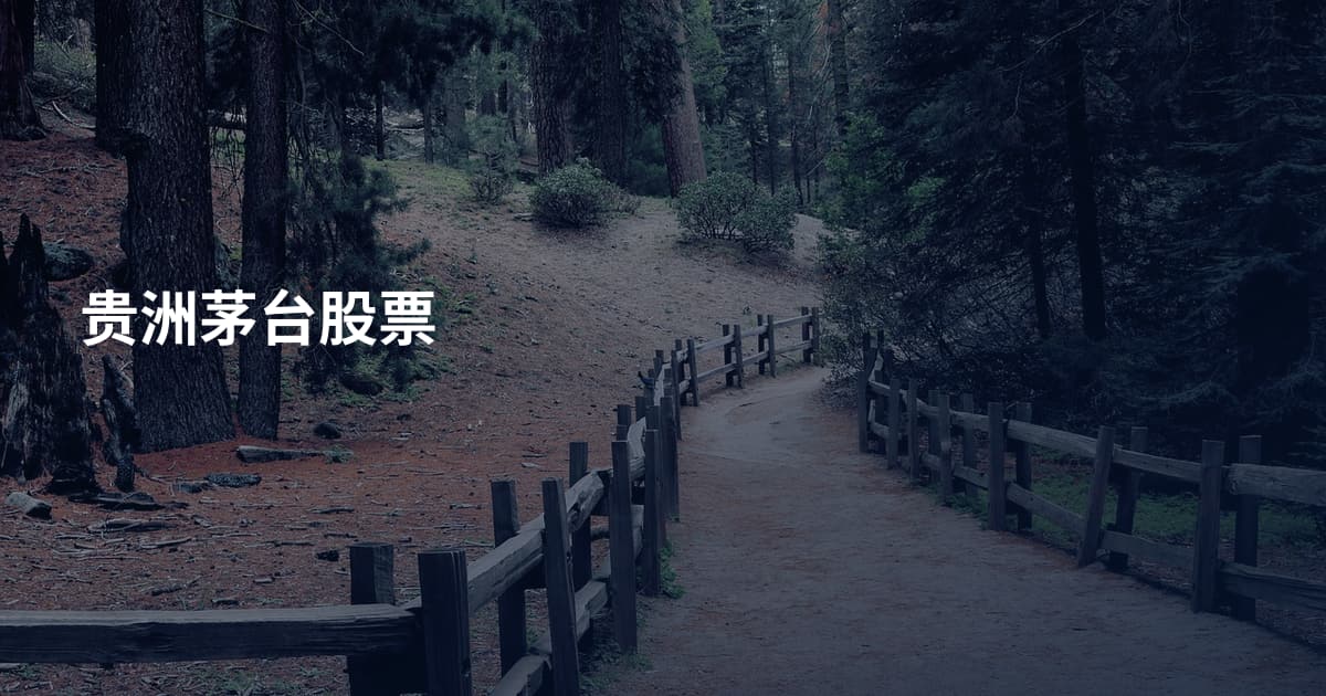 贵洲茅台股票