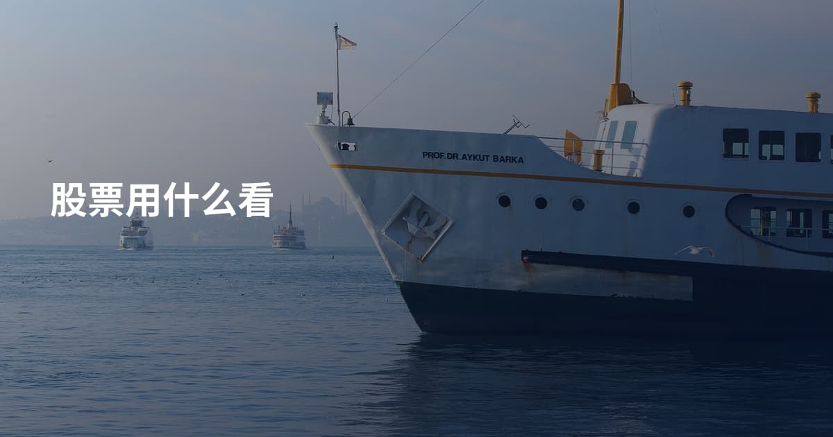 股票用什么看