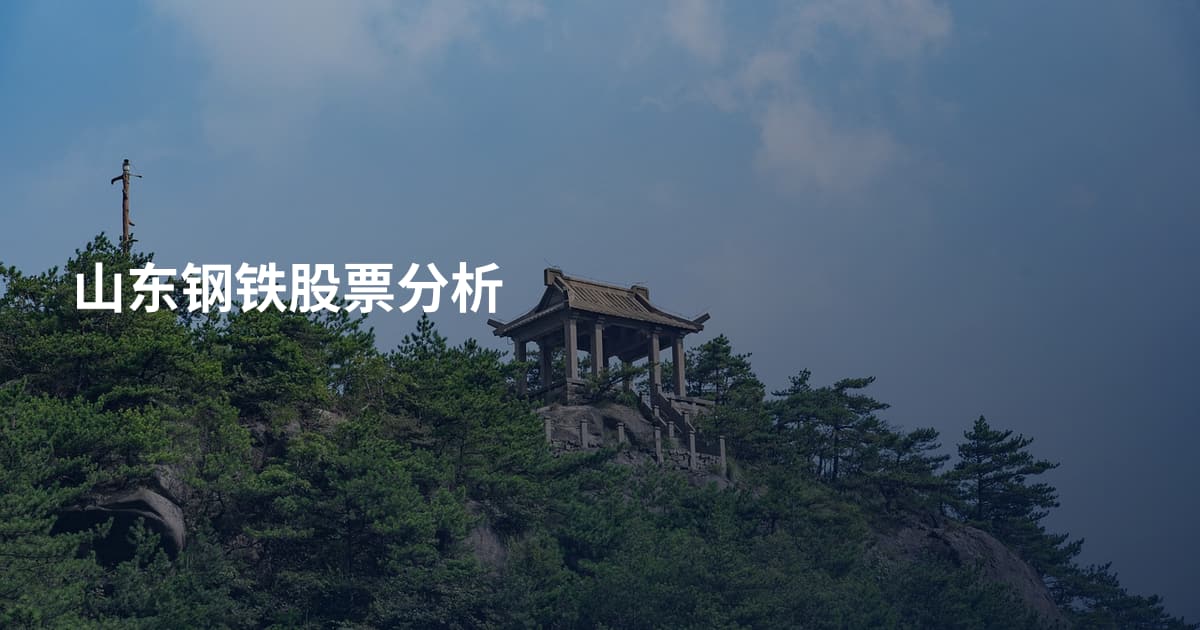 山东钢铁股票分析
