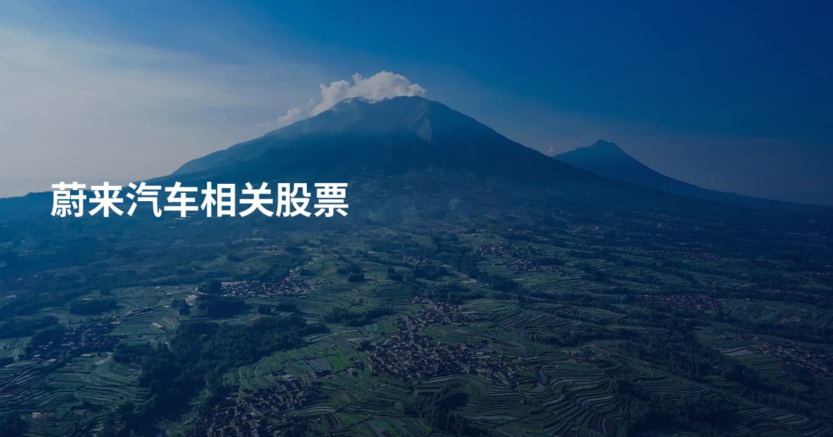 蔚来汽车相关股票