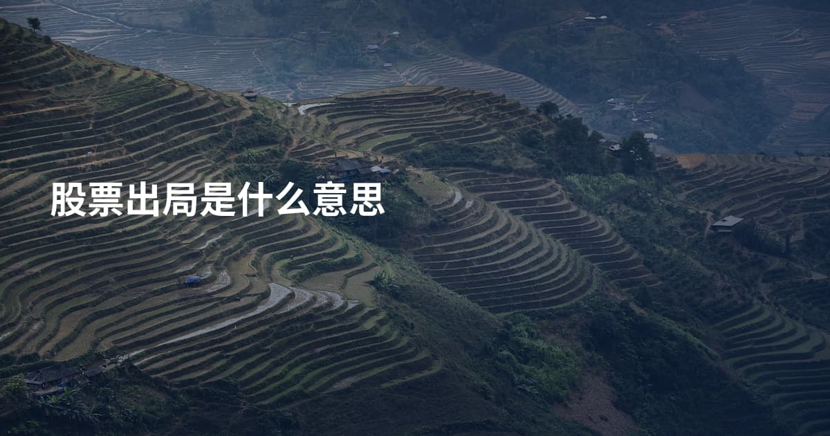 股票出局是什么意思