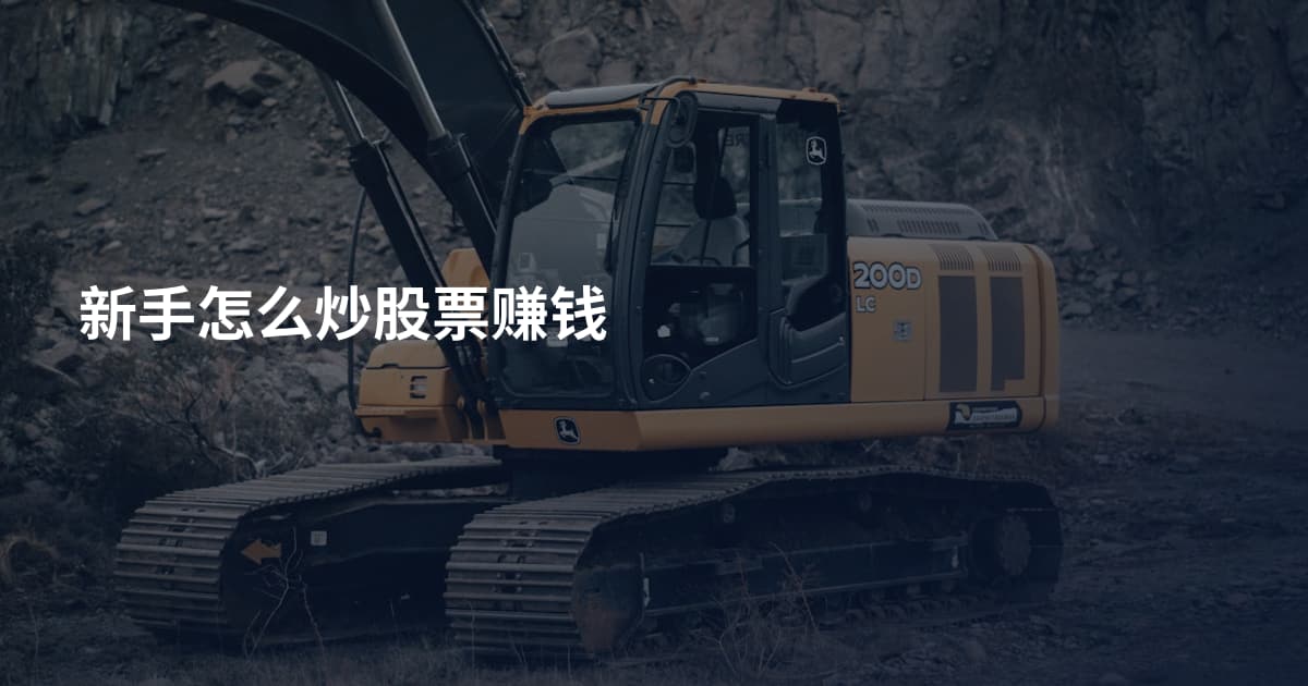 新手怎么炒股票赚钱