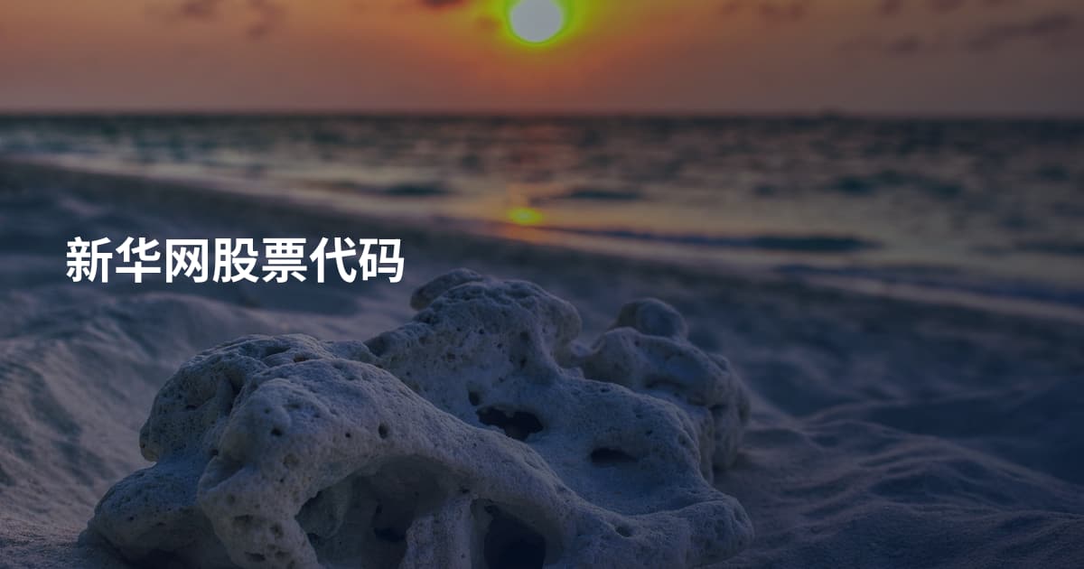 新华网股票代码