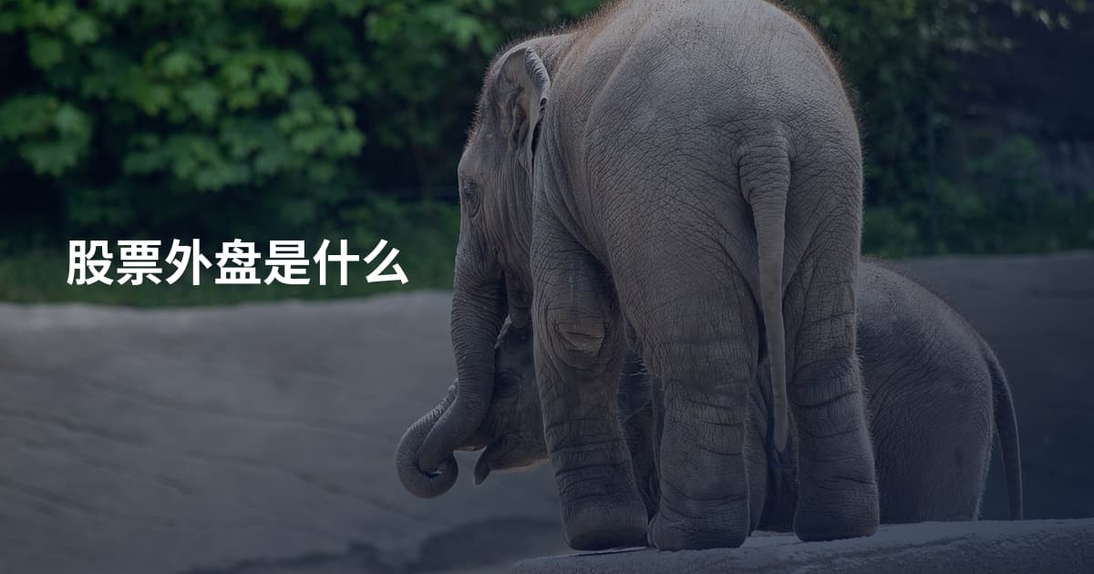 股票外盘是什么
