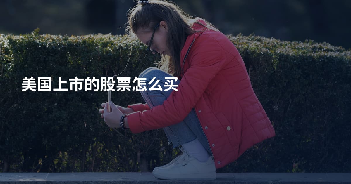 美国上市的股票怎么买