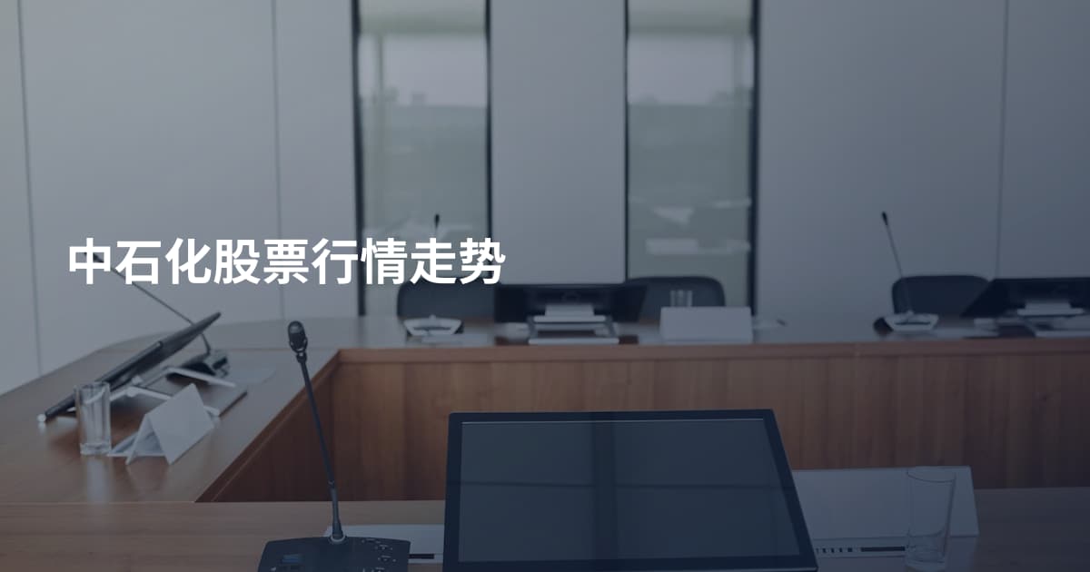 中石化股票行情走势