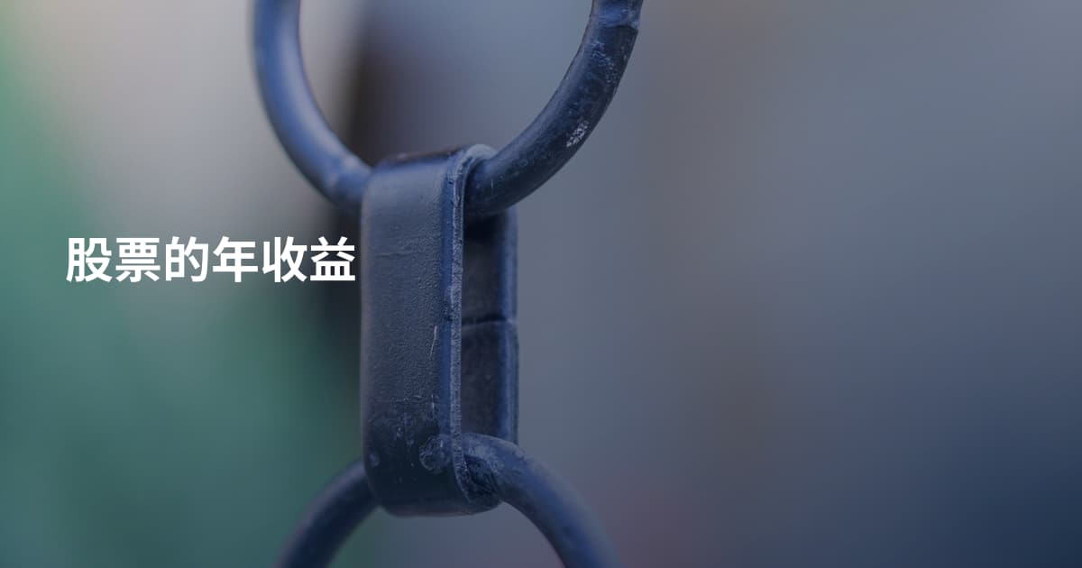 股票的年收益