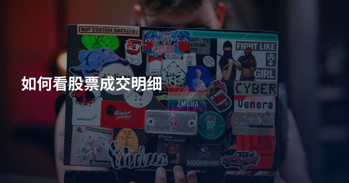 如何看股票成交明细