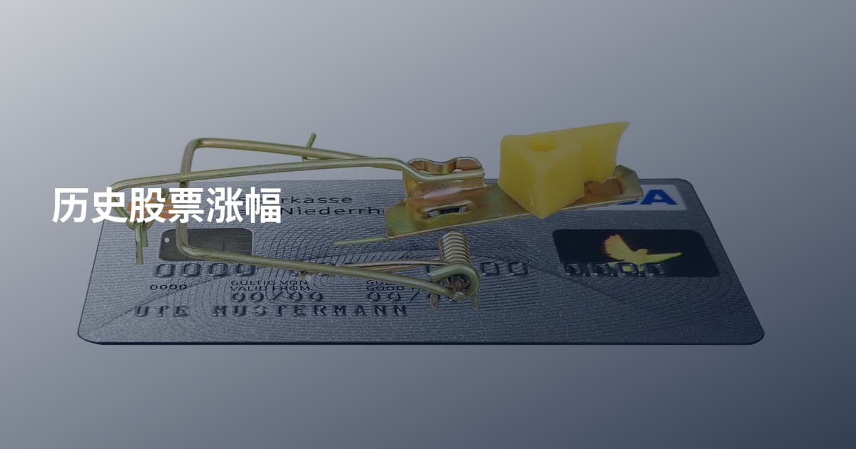 历史股票涨幅