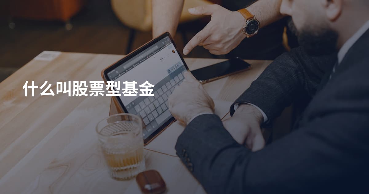 什么叫股票型基金