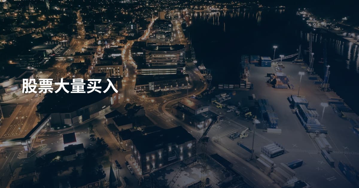 股票大量买入