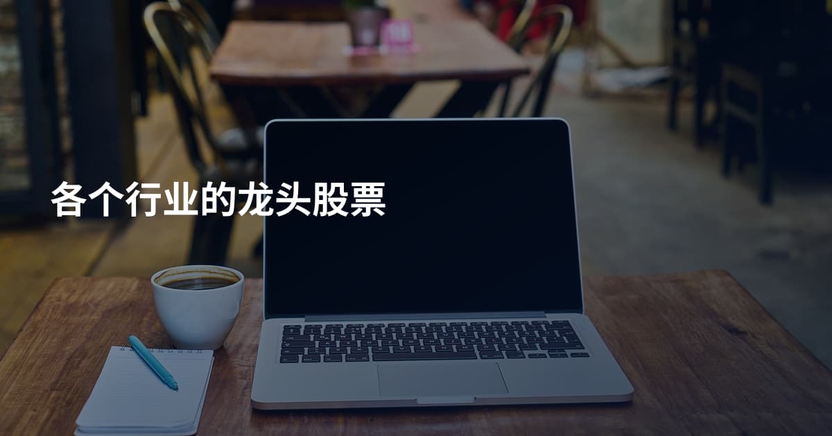 各个行业的龙头股票