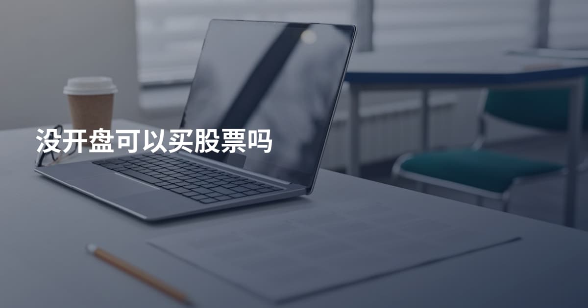 没开盘可以买股票吗