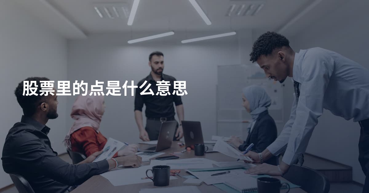 股票里的点是什么意思