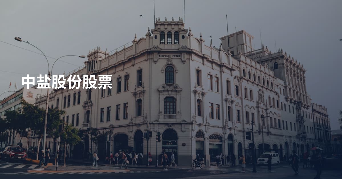 中盐股份股票