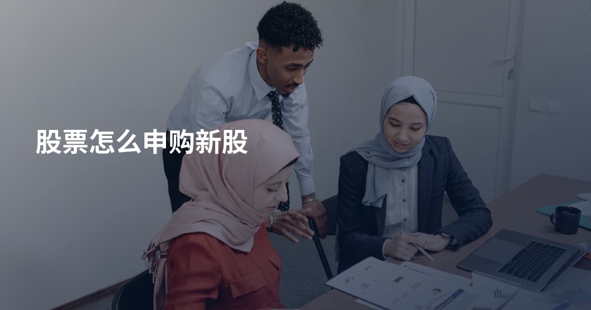 股票怎么申购新股