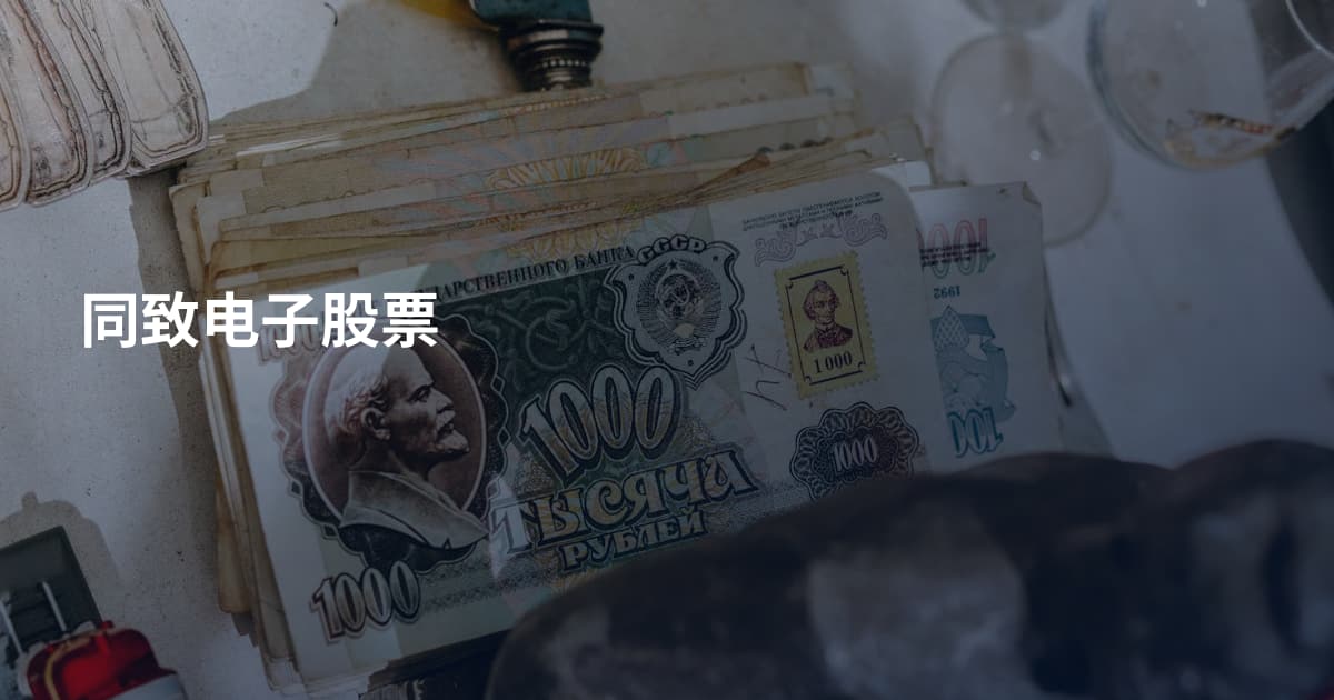 同致电子股票