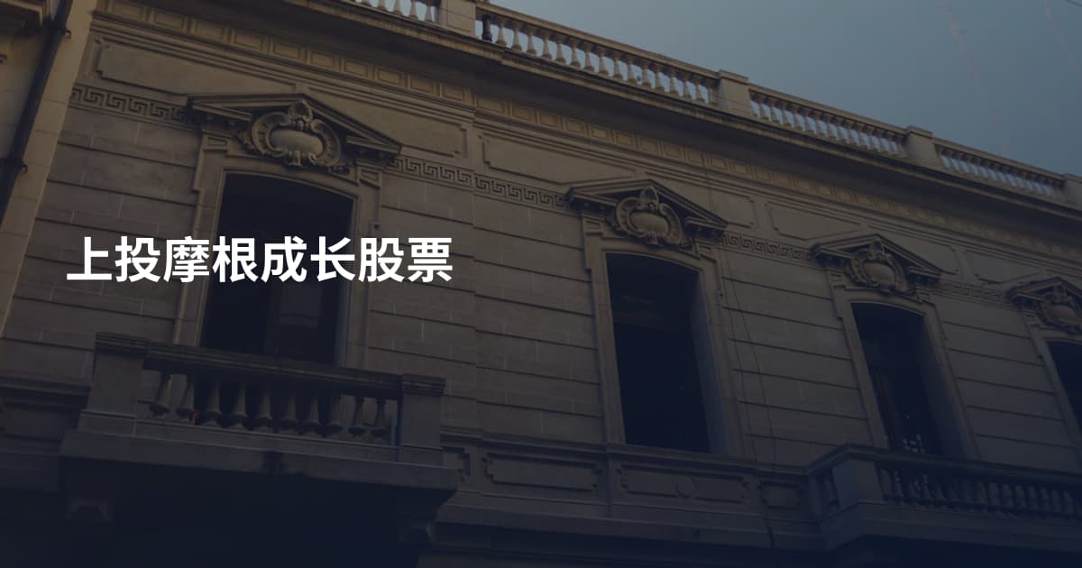 上投摩根成长股票