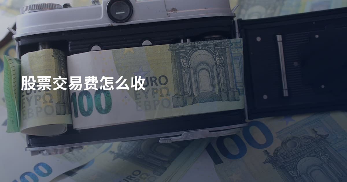 股票交易费怎么收