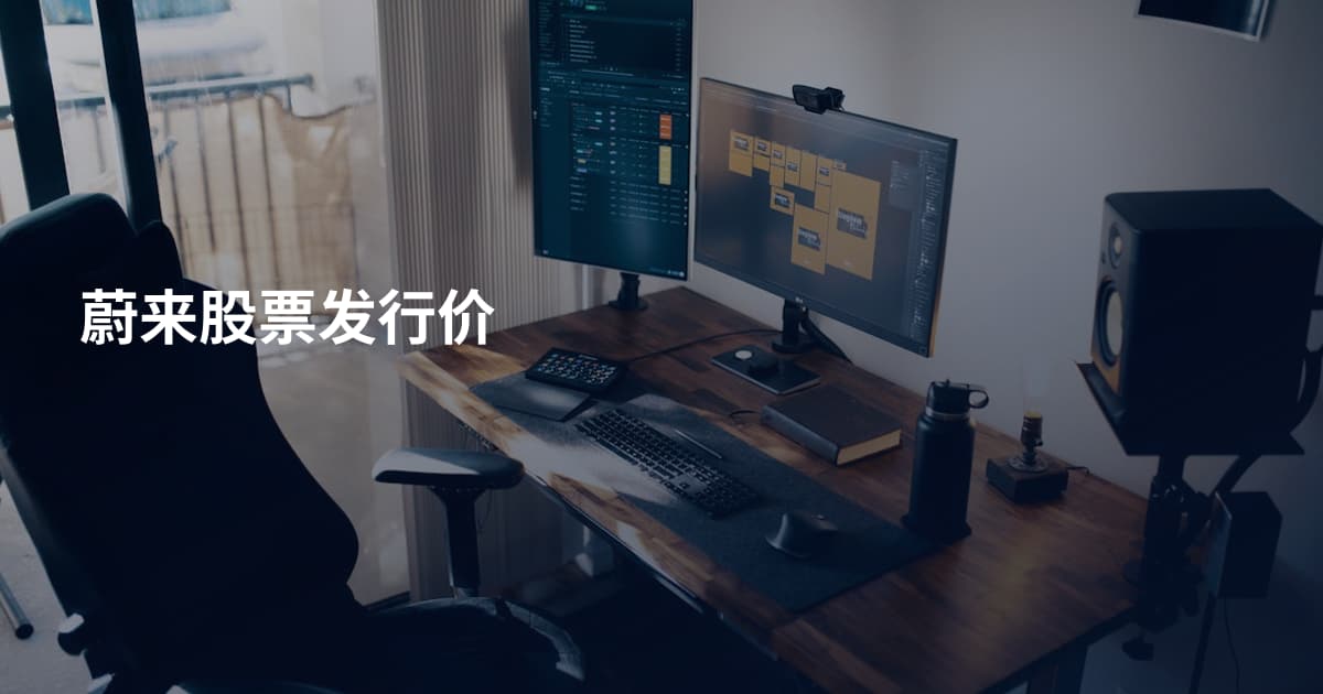 蔚来股票发行价