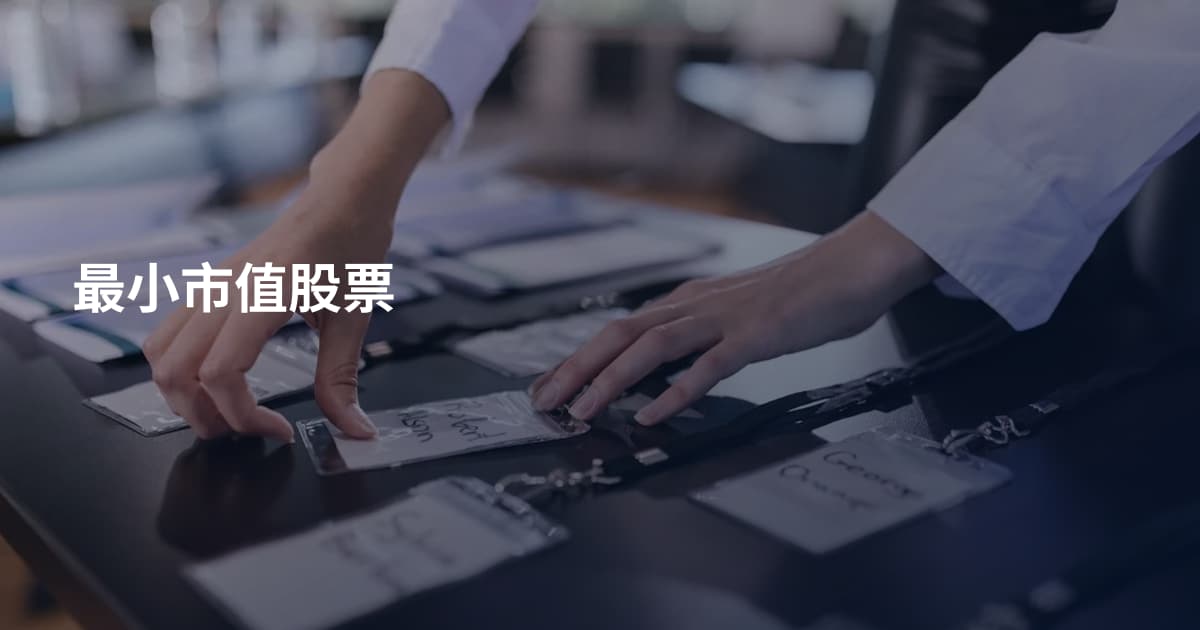 最小市值股票