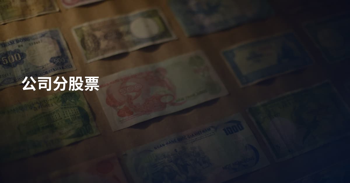 公司分股票
