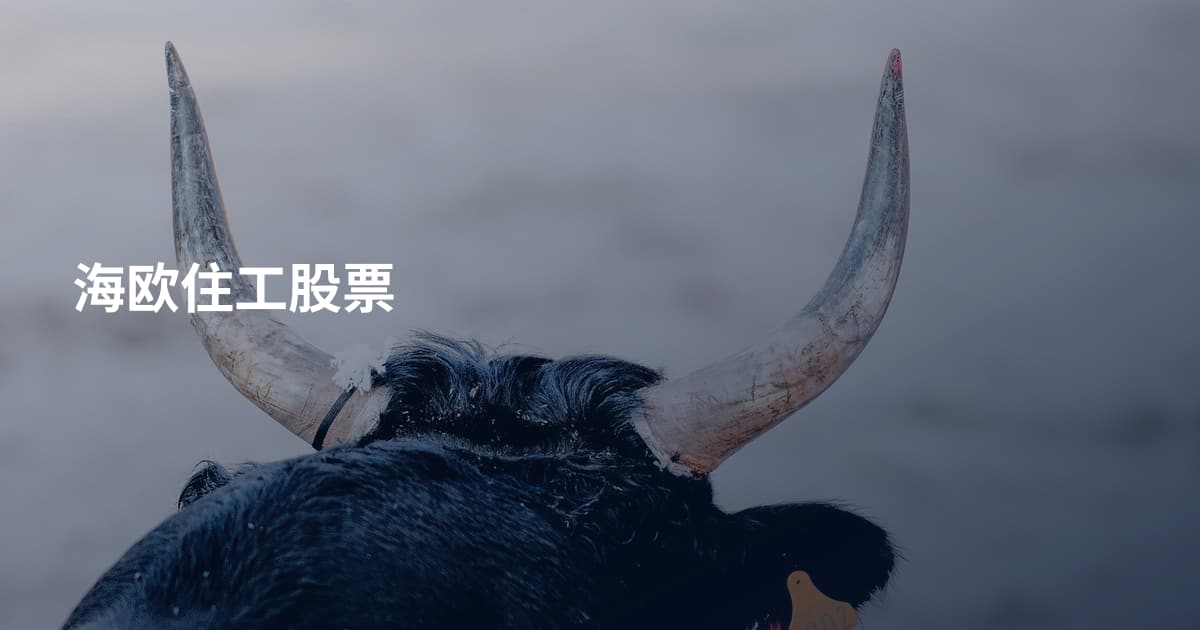 海欧住工股票