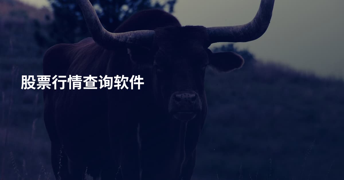 股票行情查询软件