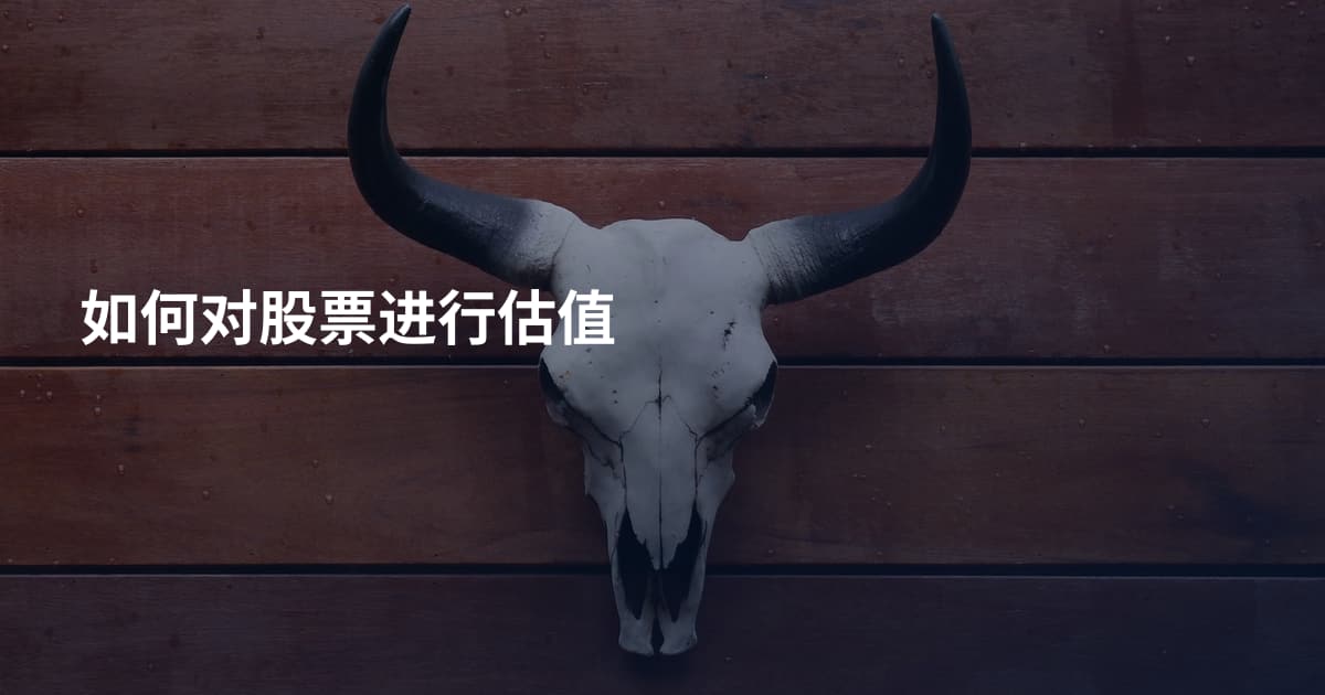 如何对股票进行估值