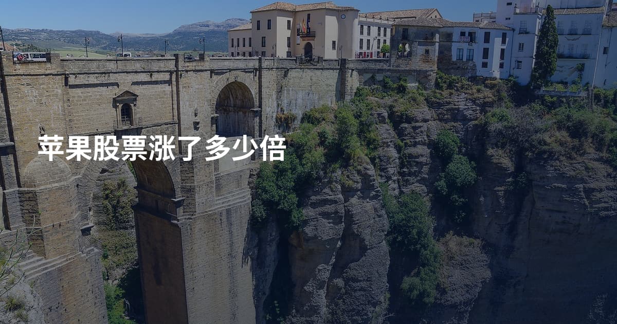 苹果股票涨了多少倍