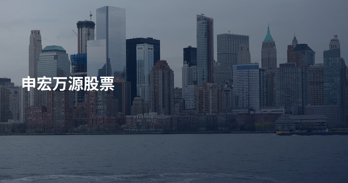 申宏万源股票
