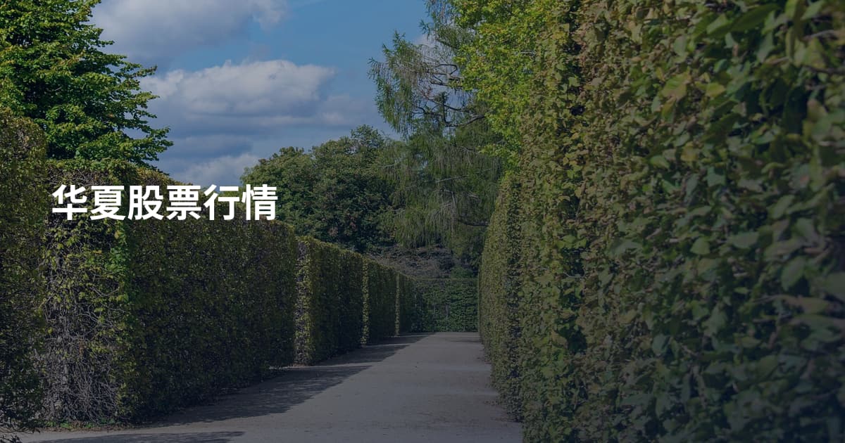 华夏股票行情