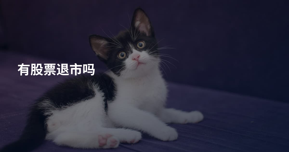 有股票退市吗