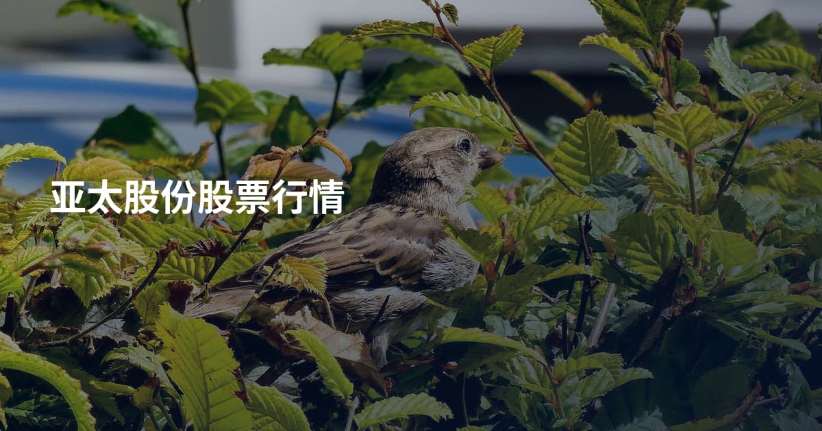 亚太股份股票行情